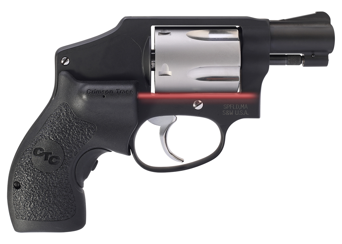 Smith Wesson 442 Performance Center 38 Special Revolver With Red Laser Grips