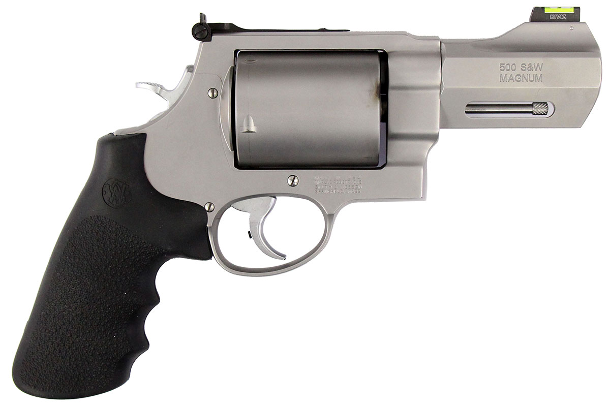 Smith And Wesson 500 Performance Center 500 Sandw Mag Revolver Used In Good Condition With Case