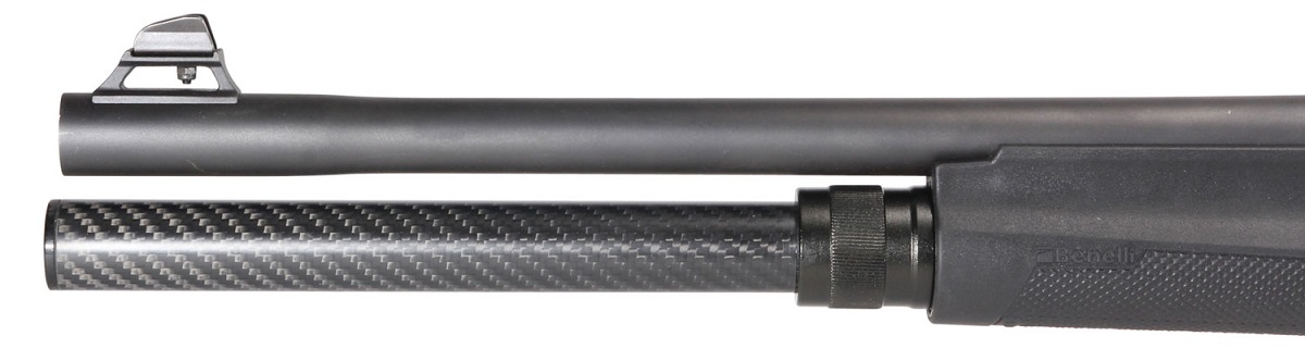 Tacstar Shot Magazine Extension For Benelli M Gauge Shotgun Carbon Fiber Finish