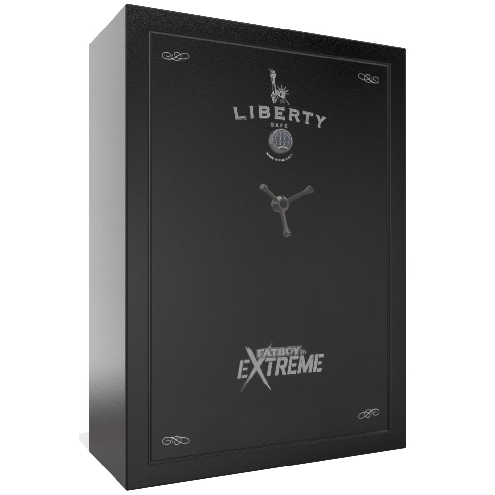 Liberty Safe Fatboy JR Extreme Gun Safe Textured Black with Black ...