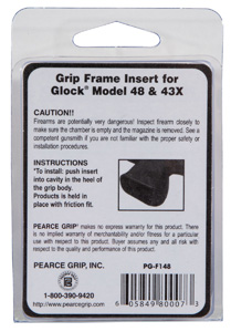 Pearce Grip Glock 48 Frame Insert PGFI48, PGFI48. GLOCK, GRIP